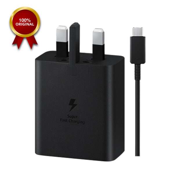 شارژر 45 وات اصلی سامسونگ+کابل 1/8 ساخت ویتنام