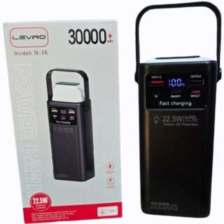 پاور بانک لوینو مدل N-36 ظرفیت 30000 میلی‌آمپر(اصلی)
